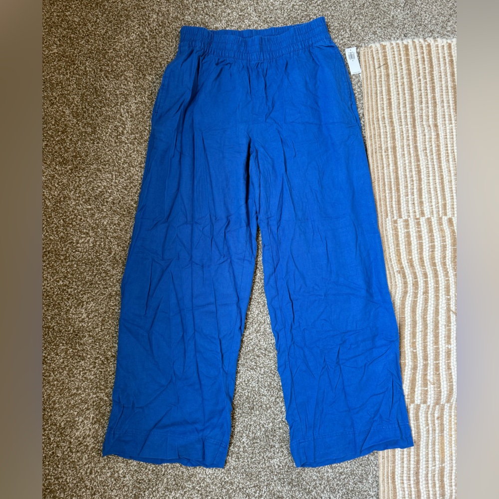 Old Navy Royal Blue Elastic Waist Pants